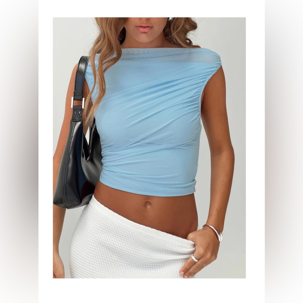 Princess Polly blue top